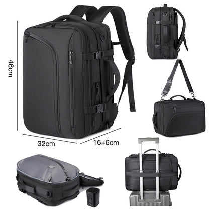 Spacious Compression Rucksack for Travelling and Everyday Use