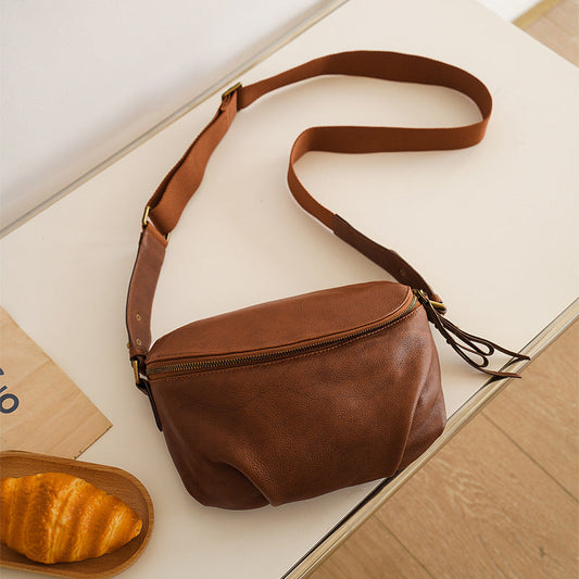 Premium Leather Saddle Bag for Ladies