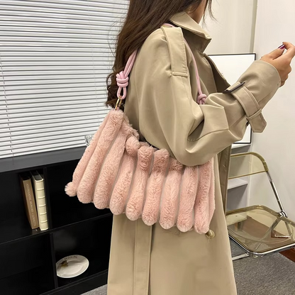 Premium Plush Shoulder Bag