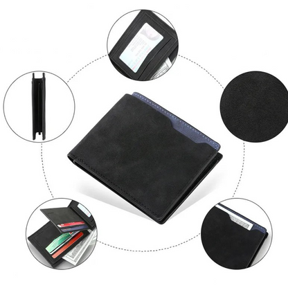 Simple Multi - Card Backpack with Bi - Fold Design