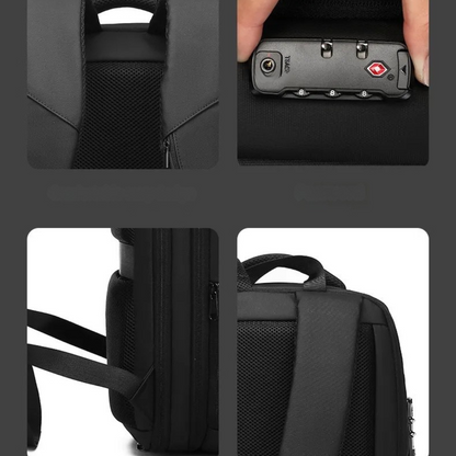 Business Travel Rucksack with Anti - Theft Device