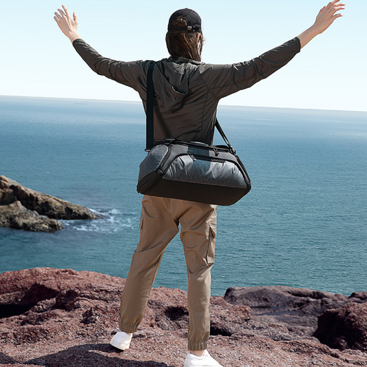 Yoga Travel and Sports Bag with Wet / Dry Separation