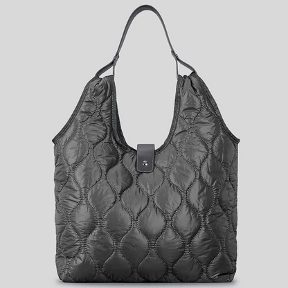 Stylish Handbag Made From Soft Cotton Down for Autumn and Winter