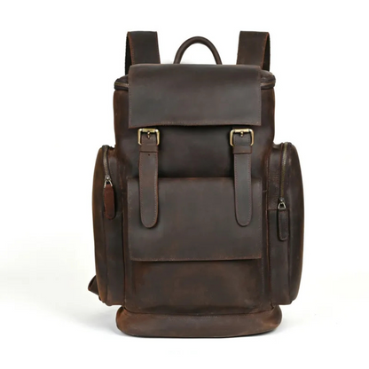 Vintage Leather Backpack for Men