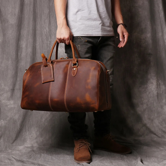Classic Leather Shoulder Bag
