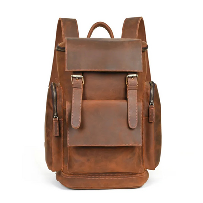 Vintage Leather Backpack for Men