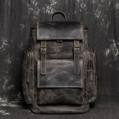 High - Quality Leather Laptop Backpack for Men