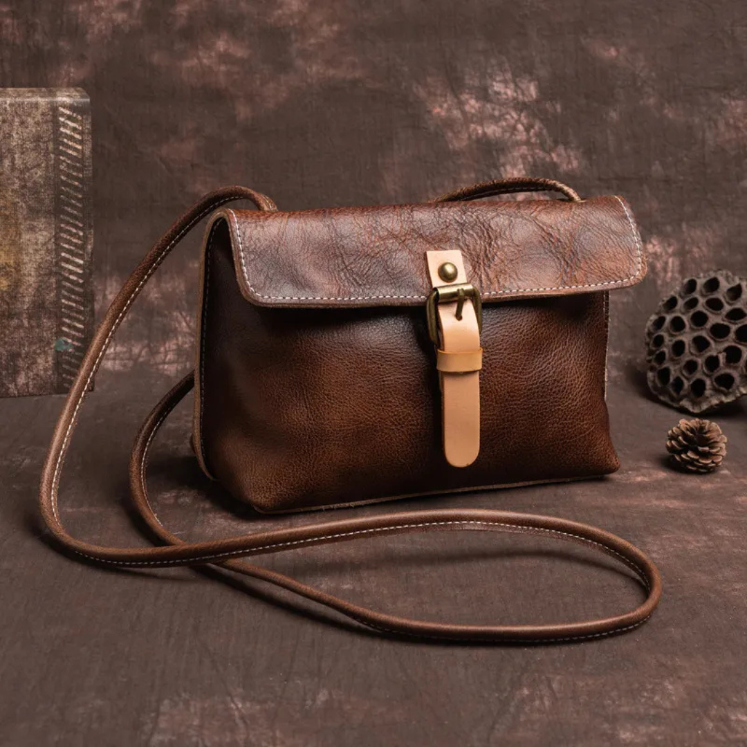 Classic Leather Crossbody Bag for Women