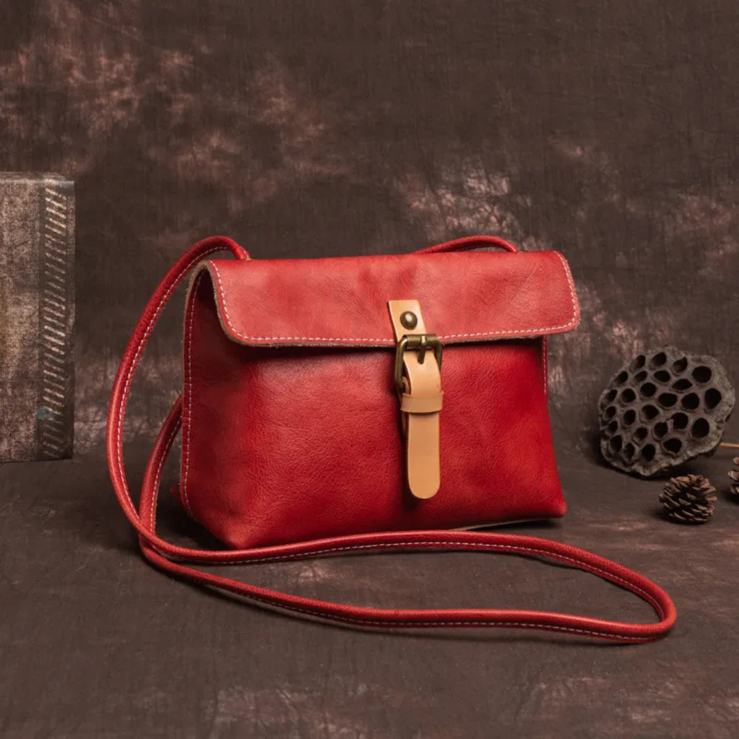 Classic Leather Crossbody Bag for Women