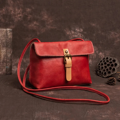 Classic Leather Crossbody Bag for Women