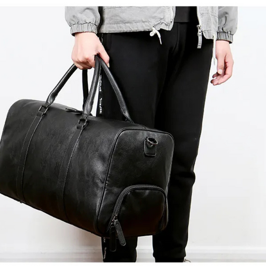 Classic Leather Carry - on Bag