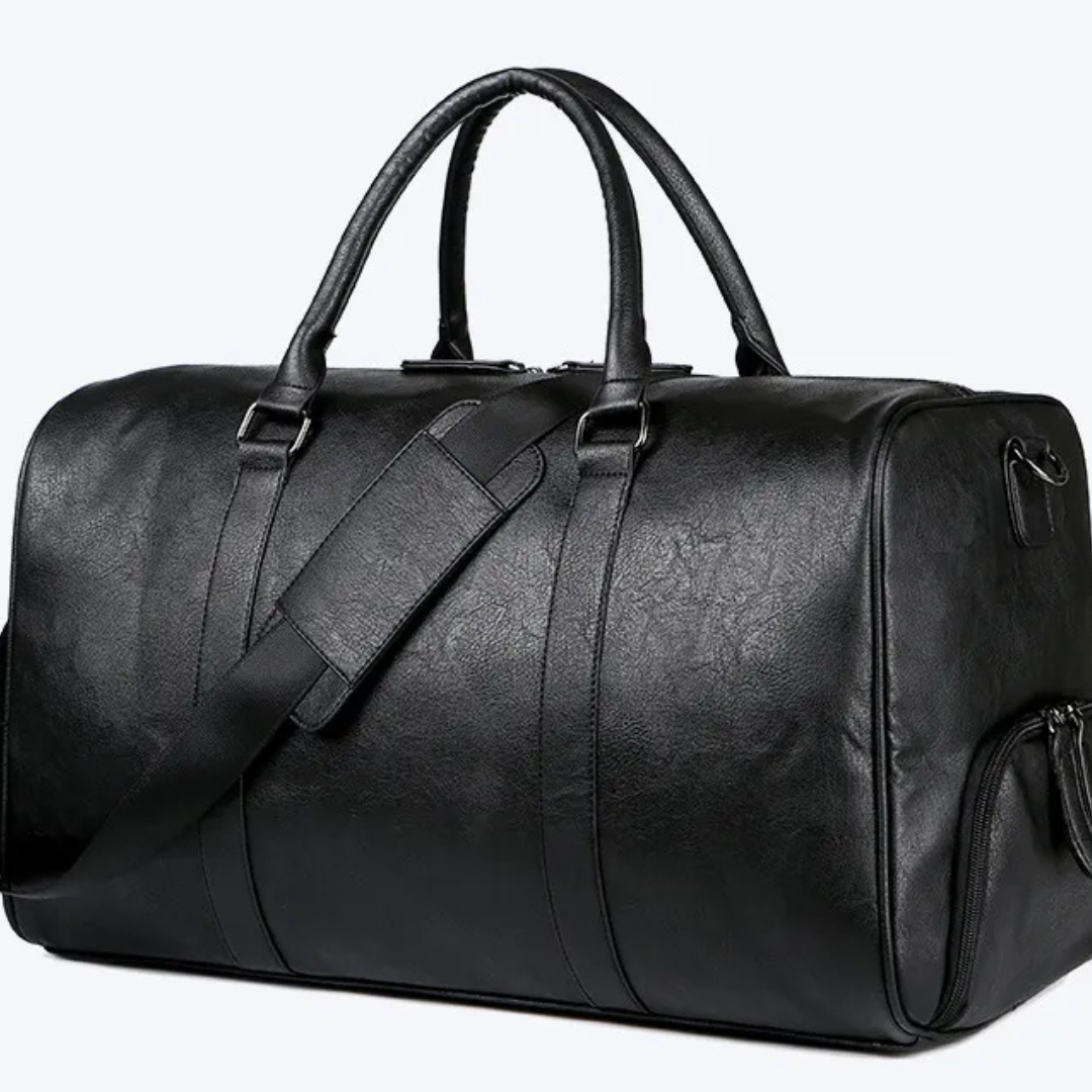 Classic Leather Carry - on Bag