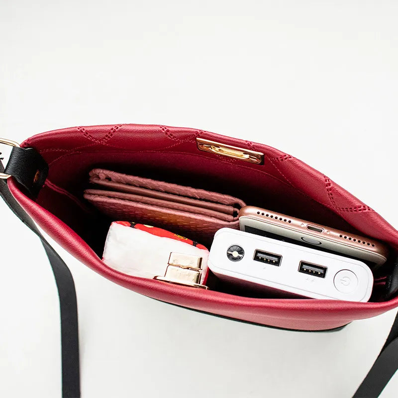 Chic Leather Crossbody Bag for Women