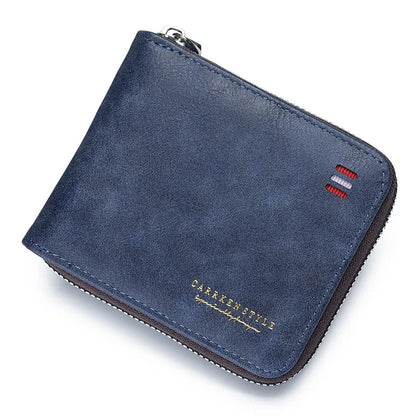 Compact Tri - Fold Wallet for Men