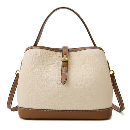 Chic Contrasting Colour Shoulder Bag