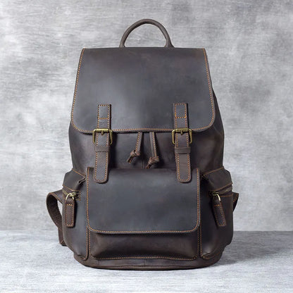 Handmade Leather Travelling Backpack for Men