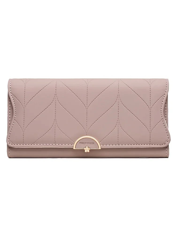 Women 's Tri - Fold Clutch Purse with Large Capacity