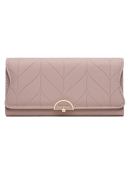 Women 's Tri - Fold Clutch Purse with Large Capacity