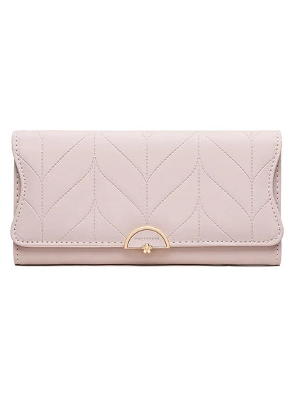 Women 's Tri - Fold Clutch Purse with Large Capacity