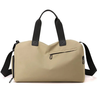 Sports Bag with Independent Shoe Compartment and Dry / Wet Separation