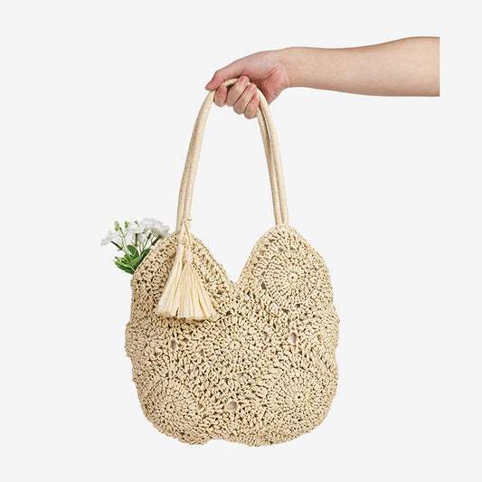 Strout Bag with Tassels and Large Capacity