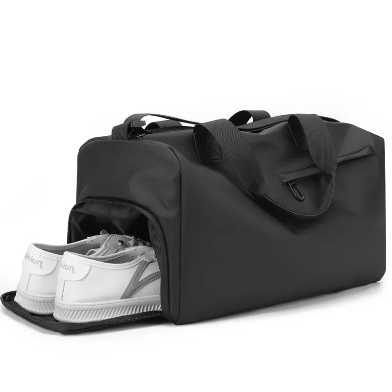 Sports Bag with Independent Shoe Compartment and Dry / Wet Separation