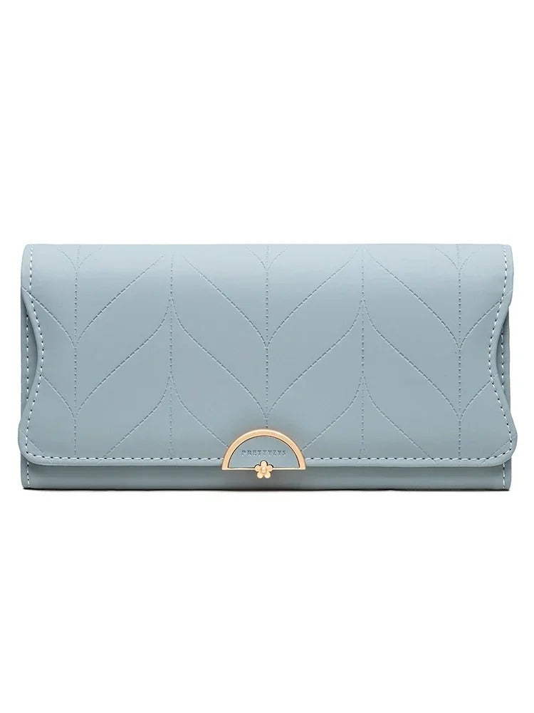 Women 's Tri - Fold Clutch Purse with Large Capacity