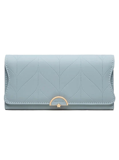 Women 's Tri - Fold Clutch Purse with Large Capacity