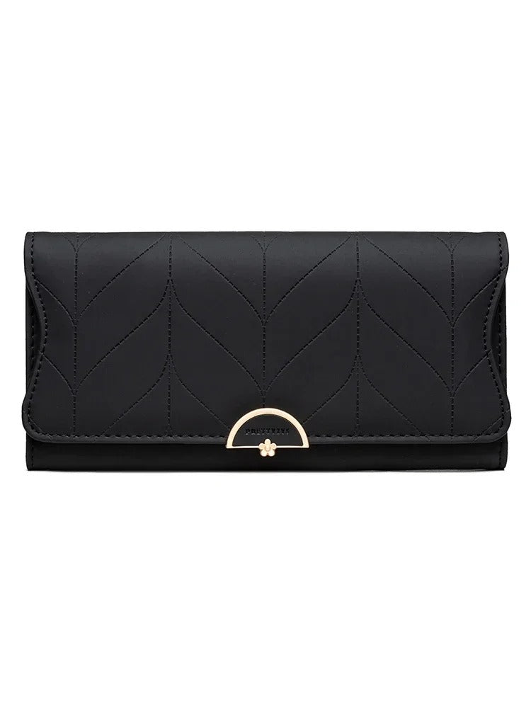 Women 's Tri - Fold Clutch Purse with Large Capacity
