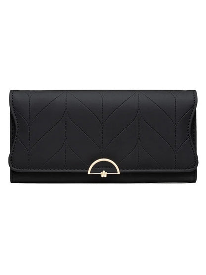 Women 's Tri - Fold Clutch Purse with Large Capacity
