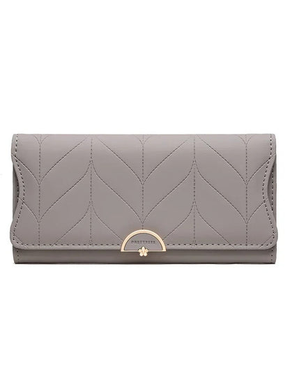 Women 's Tri - Fold Clutch Purse with Large Capacity